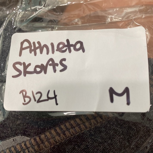 Athleta Charcoal Gray Skort Skirt Sz Medium - Picture 11 of 11